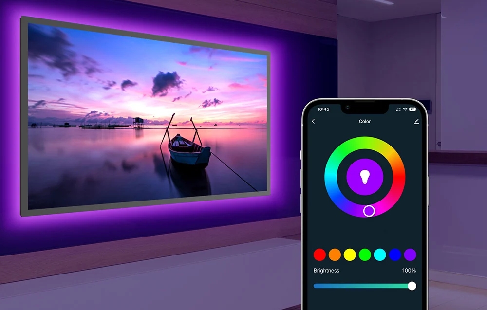 Ovládání LED pásku přes mobilní aplikaci